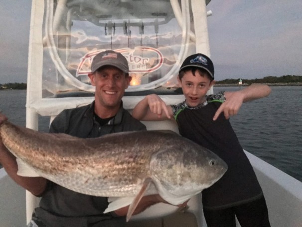 Red Fish Caught March 1st 2017 By Troy Springer from Wisconsin with his son.