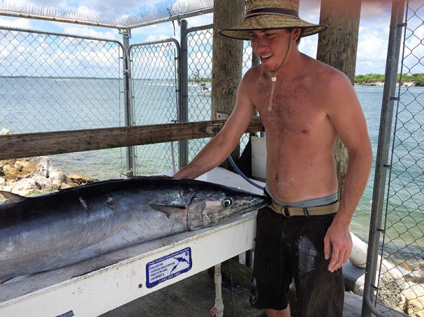 Kingfish Caught by Mark Baker Off Sebastain Inlet