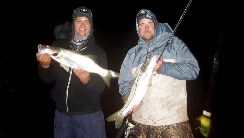 William Hawley and Justin Ritchey Doubled Up on Snook