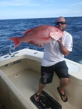 Brett Marshall, Caught aboard Patriot Charters with Captain Tony Grillo