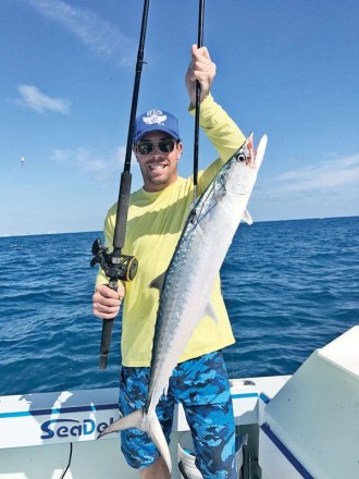 Nice kingfish caught with Nomad Fishing Charters.