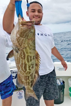 Black grouper move deep for the summer.