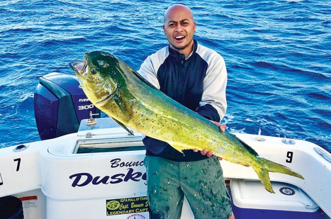 This slammer crashed the party on Bouncer’s Dusky 33.