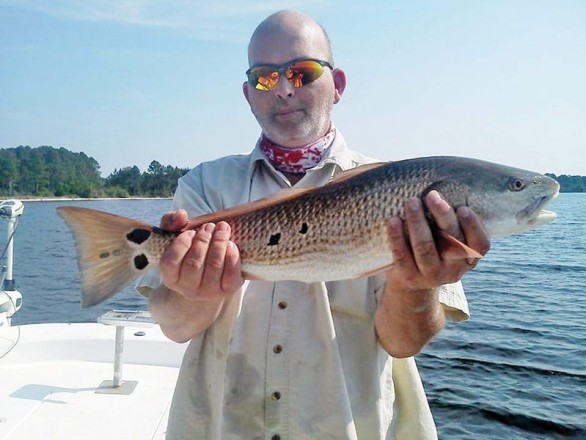 Matt Webb with a nice slot sized redfish