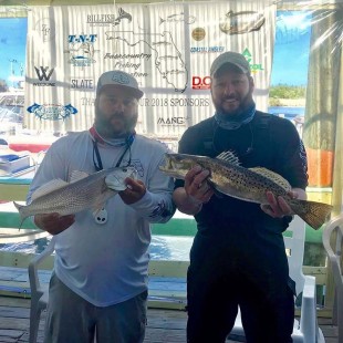 Dustin Bragman and Jason Wrubel. Photo credit: Backcountry Fishing Association.