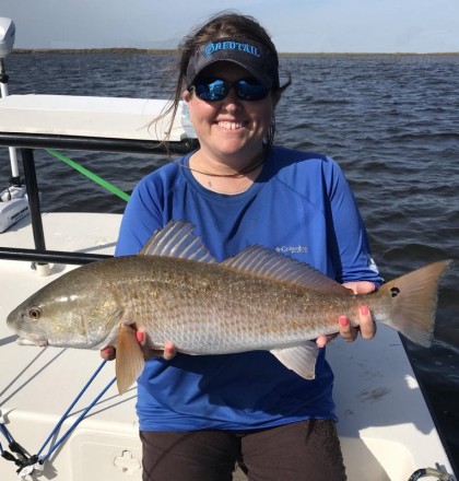 Shauna with 6lb red