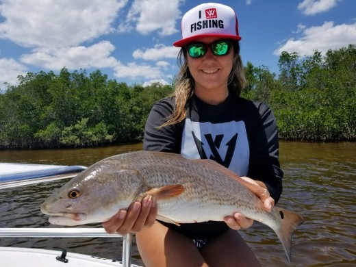 Sight casting reds