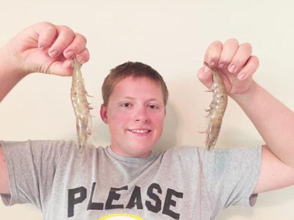 Kurt Boyken and some nice Indian River shrimp!