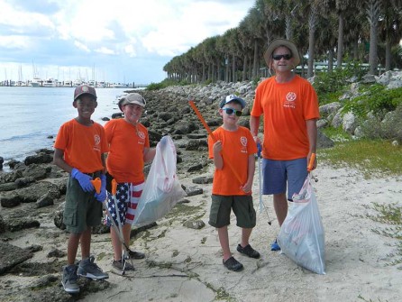 2017 Cleanup participants Cub Scount Pack 473.