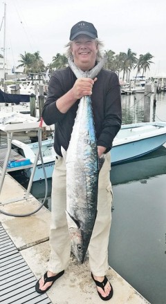 Solid king caught with Capt. Orly of Nomad Fishing Charters.