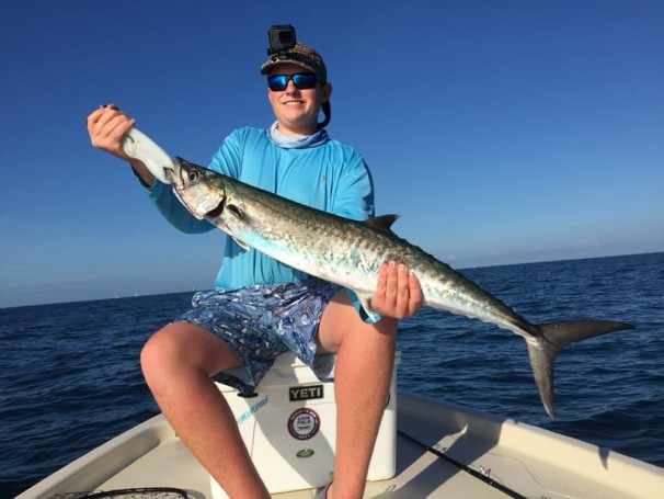 Kurt and a  King on The canaveral shoals