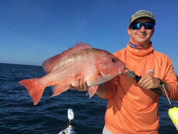 Captain Justin Ross caught this Red Snapper