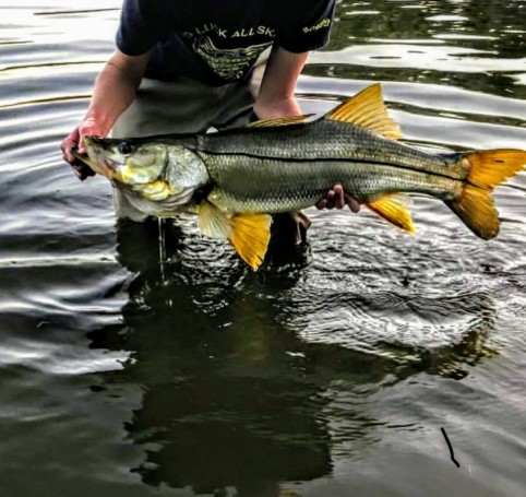 Kai Hobbs with a nice Indian River Lagoon snook