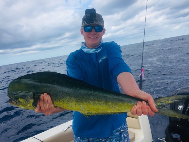 Kurt Boyken and a mahi-mahi