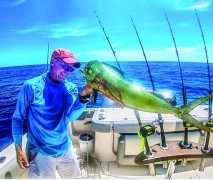 Mark Ambert caught this beauty off Palm Beach in 960 feet of water and on a weed line. The mahi are here!!!