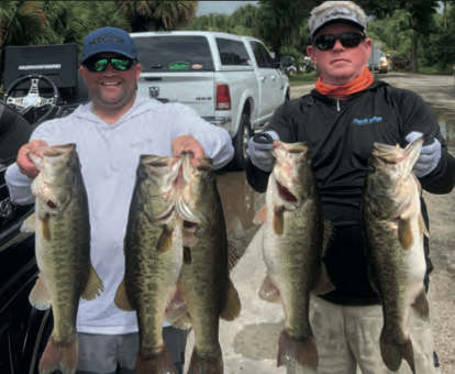 Phil and Josh Wolf with 26.51 lbs. at the “Help Our Heroes” Tourney, 5th place finish