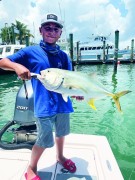 Jackson enjoyed his jack crevalle fight  on an outing out of Port Canaveral.