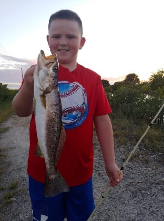 Wading for Topwater trout action