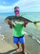Joe Sendobry caught this beautiful  jack crevalle on a live greenie  in North Delray Beach.