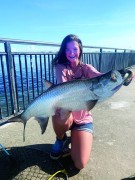 Emily Hanzlik with an awesome tarpon.