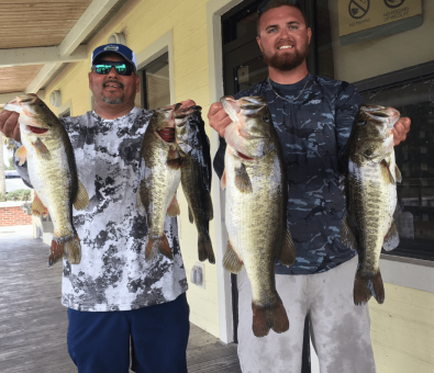 Austin & LoLo at the recent Extreme Bass Event on Lake Toho 24 lbs. plus including Big Bass of the Day at 8.72 lbs
