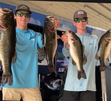 Justin Lawrence and Bryce DiMauro with a 4th place finish on Lk Okeechobee and a birth to the BASS High School Nationals next summer in Alabama.... CONGRATS Seminole Jr Anglers!