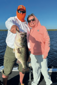 This monster 9lb. 14oz. “Trophy Catch” was caught fishing with Capt. Angie Douthit on the “Big O”