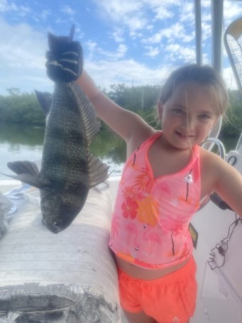 Granddaughers 1st big fish