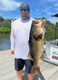 Josh Wolf with a 9.72 Summertime Monster from the LK Cypress on Kissimmee Chain