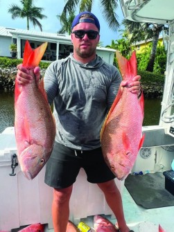 Mike Zinuca caught some nice red snapper out w/ Capt. Bill D’Antuono.