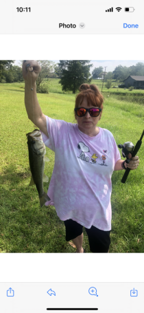 Catching first fish