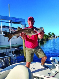 Dale Roman with this season’s first snook!