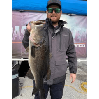 Chad Christian with “Big Bass of the Day” honors, winning the side pot. Hook’d On Lake Monroe