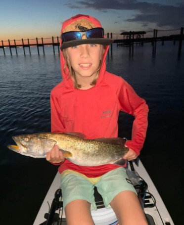 Tropy Trout at Sunset