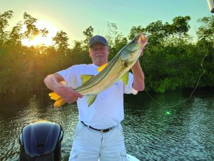 Nice 28” Cape Canal snook caught by Gary Adams.