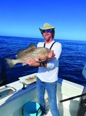 Daniel Naylor with a nice offshore grouper.