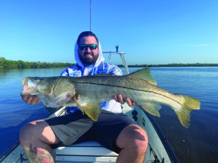 Ryan Holan caught this stud in Estero Bay, first cast of the morning.