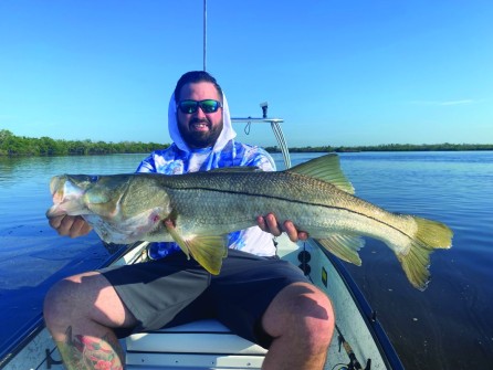 Ryan Holan caught this stud in Estero Bay, first cast of the morning.
