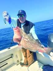 Stew Onstott from Economy Tackle in Sarasota showing off some deep water skills.