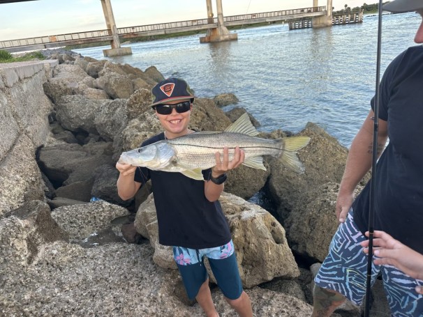 Brody nice and first snook