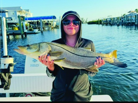 McKenzie Center is definitely earning her nickname “Snook Slayer”!