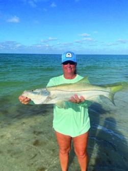 Christine Heffern on Sanibel Island landed this 40 incher.