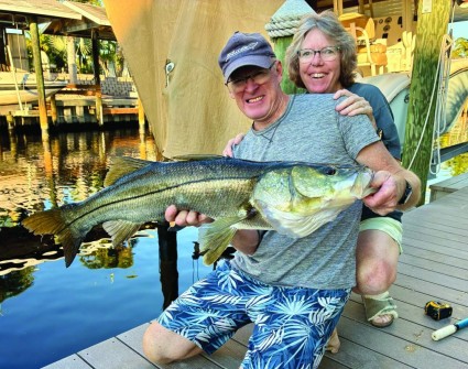 Earl Horecky caught this 38” beauty on Pine Island.