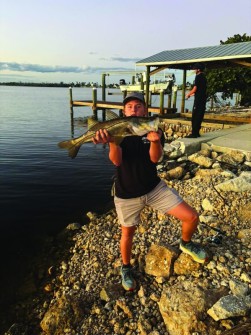 Matthew Fritsche has been hot on snook from the shore!
