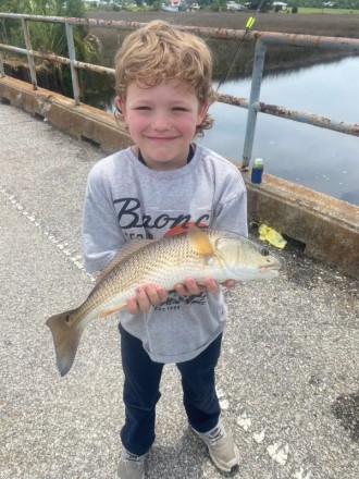 Presley and his big catch!
