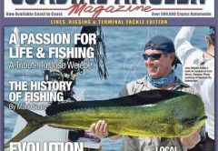 May cover of Coastal Angler Magazine