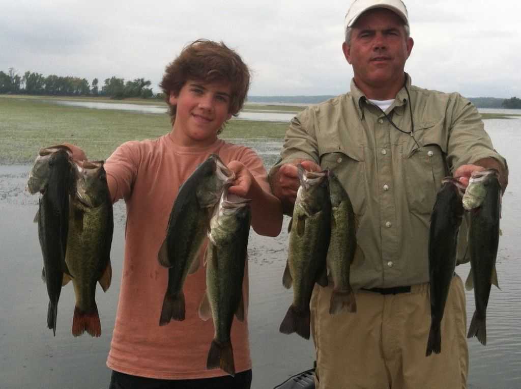 Russ and Russell Morris on Kentucky Lake