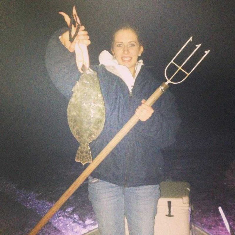 Flounder gigging Coastal Angler & The Angler Magazine
