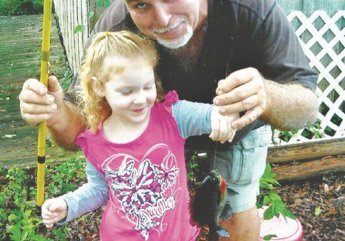 Kylie Ann Keele's Bream, 4 yrs old, caught in West Arm of Dead Lakes.