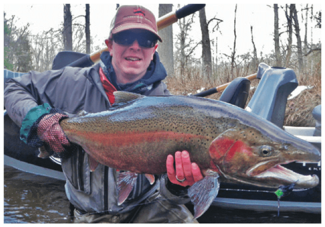 Upper Pere Marquette Fishing Report: January 2014 - Coastal Angler & The Angler  Magazine